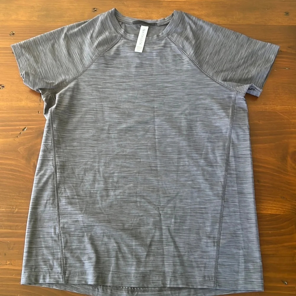 Athleta - XS, grey/blue athletic top